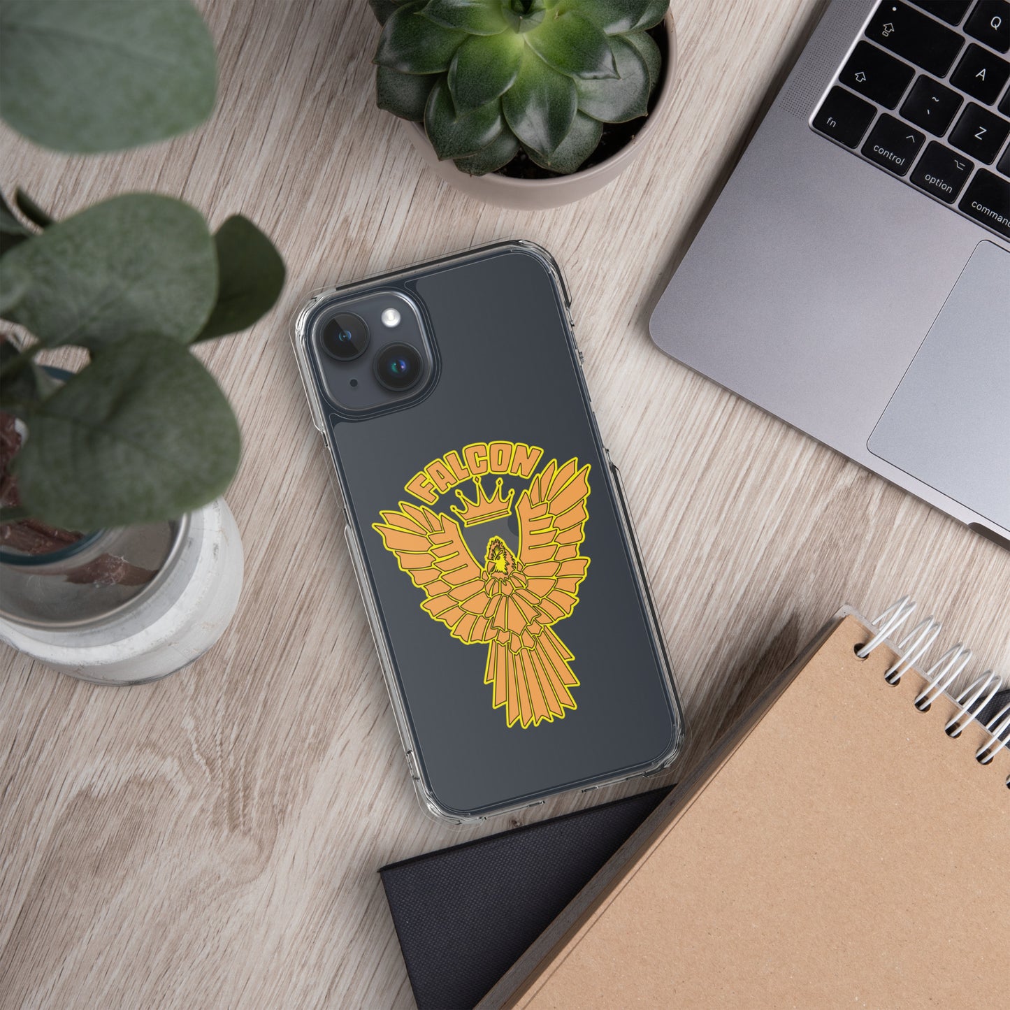 Clear Case for iPhone® - Falcon Gold Logo