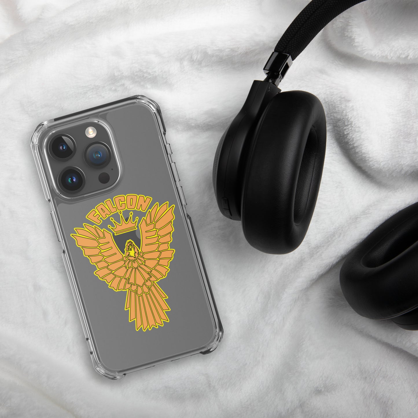 Clear Case for iPhone® - Falcon Gold Logo