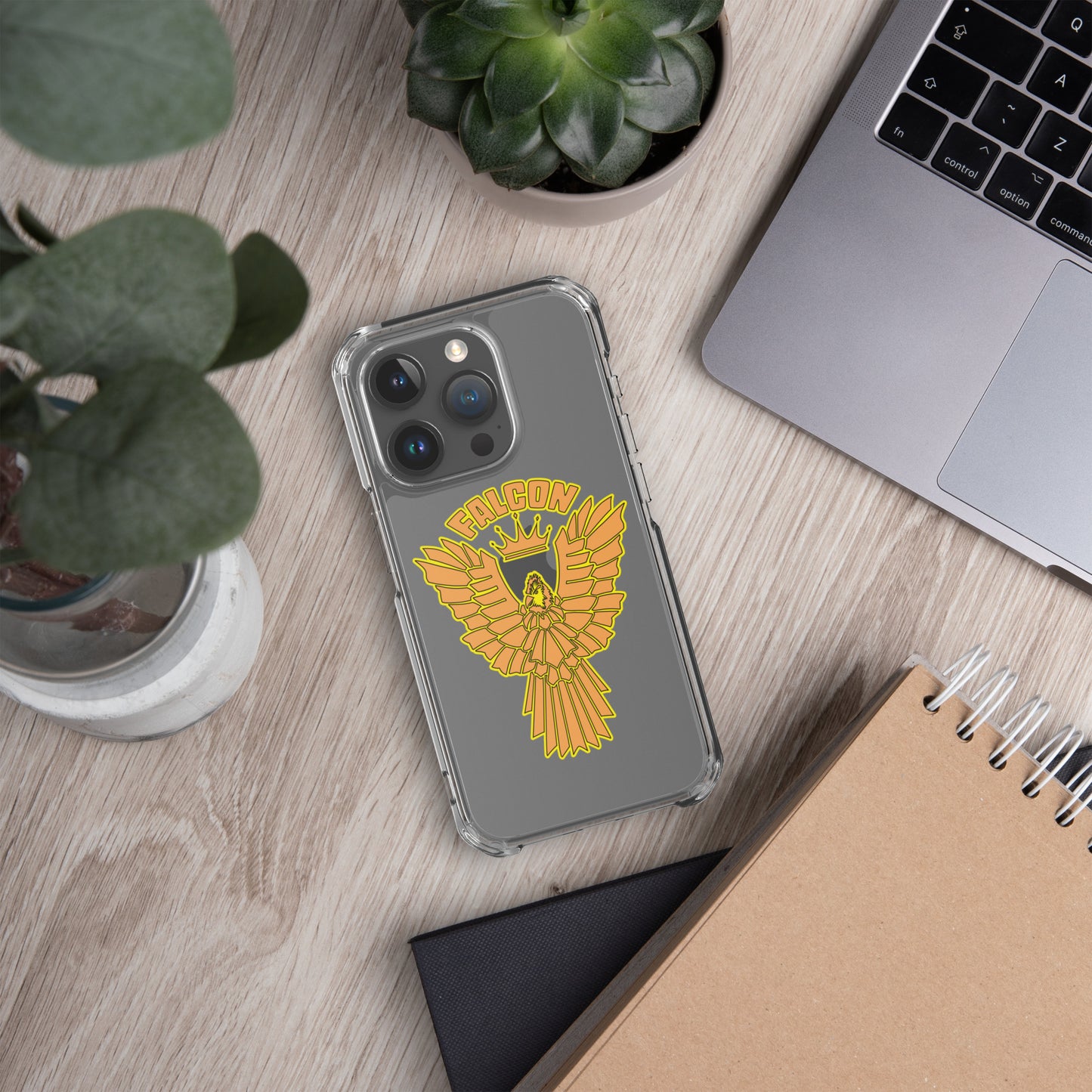 Clear Case for iPhone® - Falcon Gold Logo