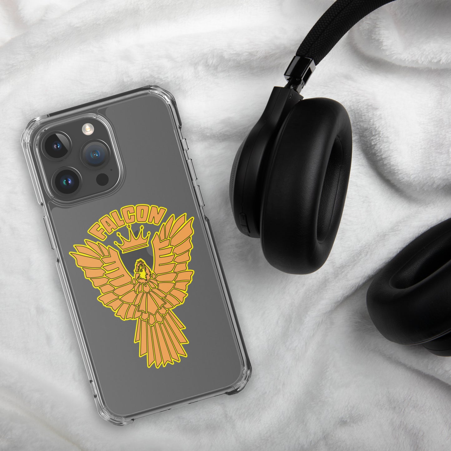 Clear Case for iPhone® - Falcon Gold Logo