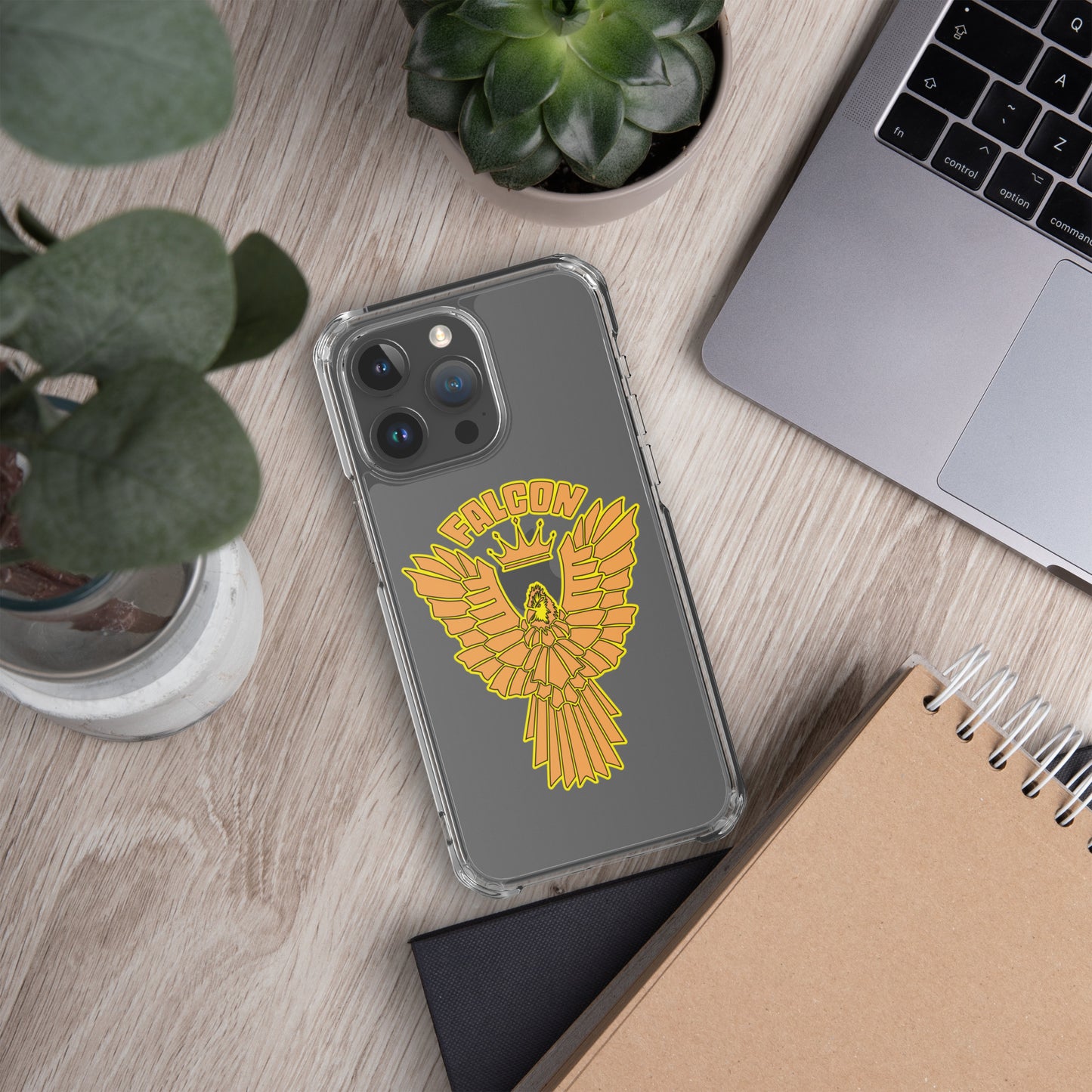 Clear Case for iPhone® - Falcon Gold Logo