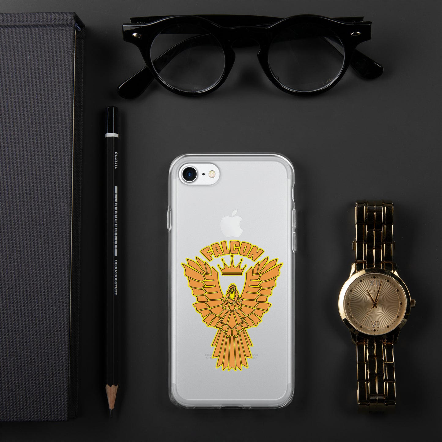 Clear Case for iPhone® - Falcon Gold Logo
