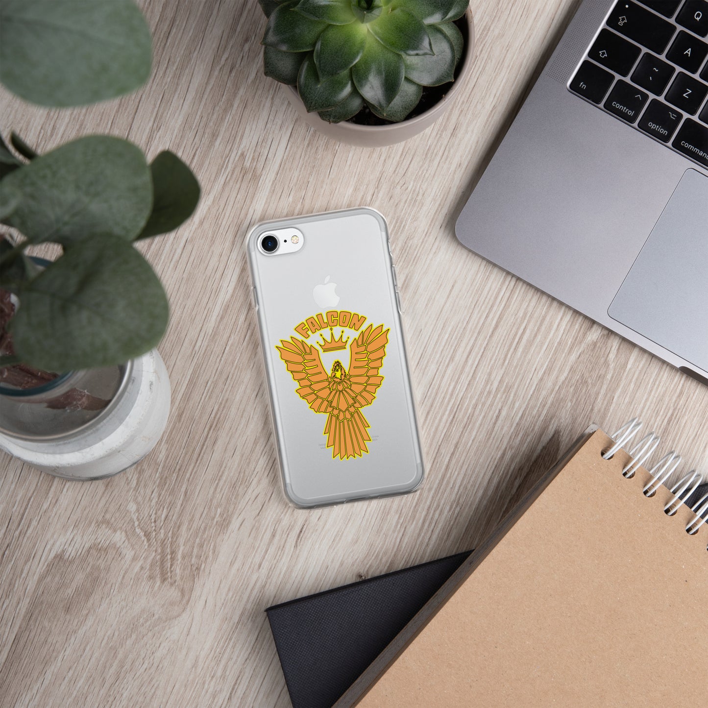 Clear Case for iPhone® - Falcon Gold Logo