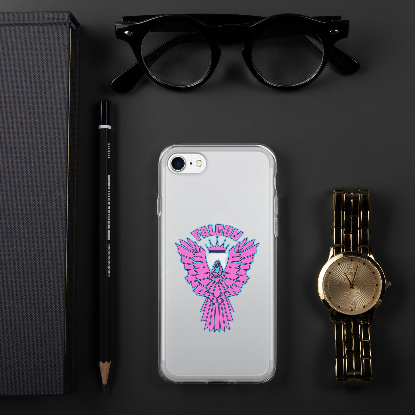 Clear Case for iPhone® - Falcon Retro Pink