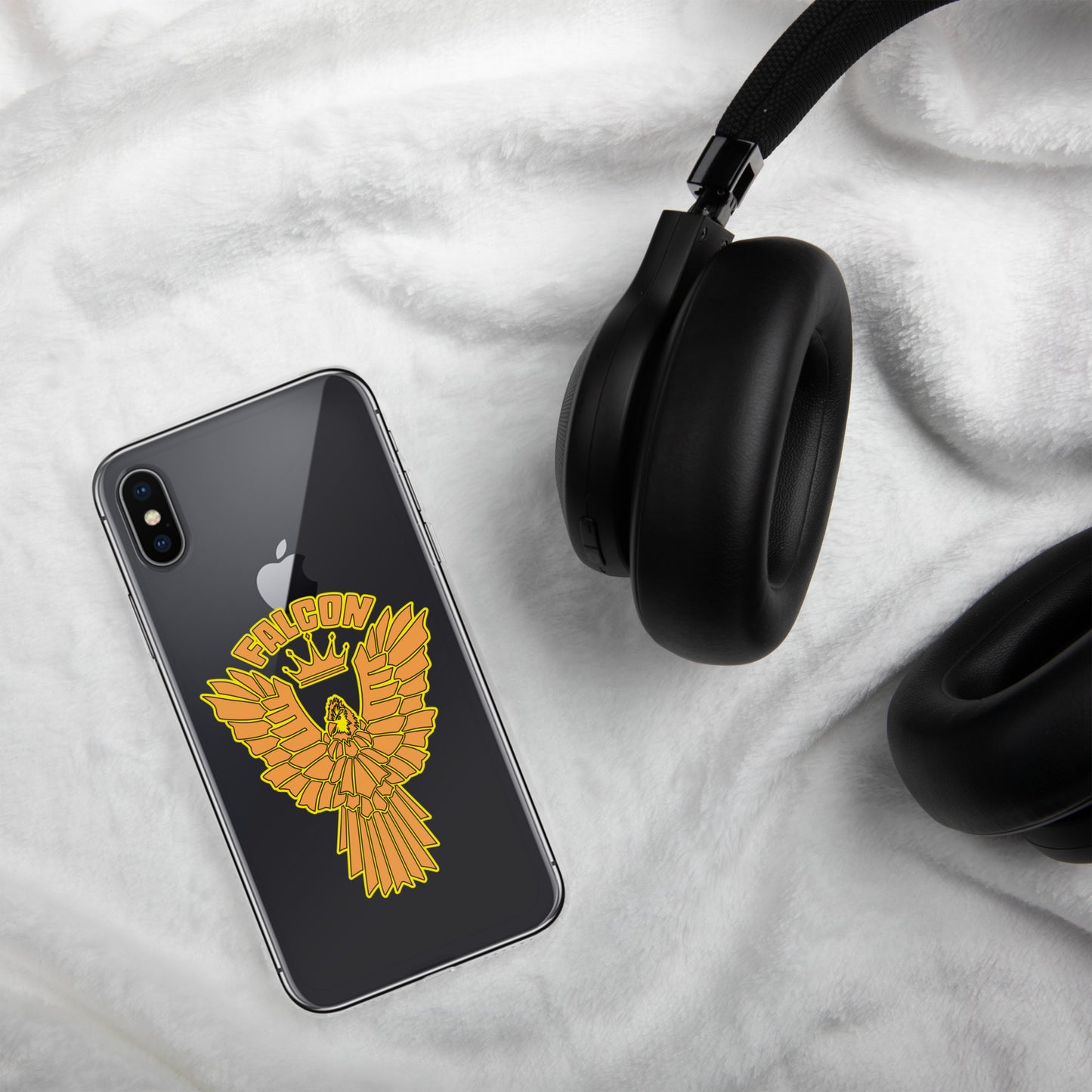 Clear Case for iPhone® - Falcon Gold Logo