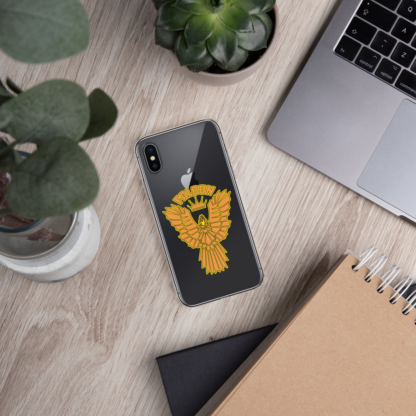 Clear Case for iPhone® - Falcon Gold Logo