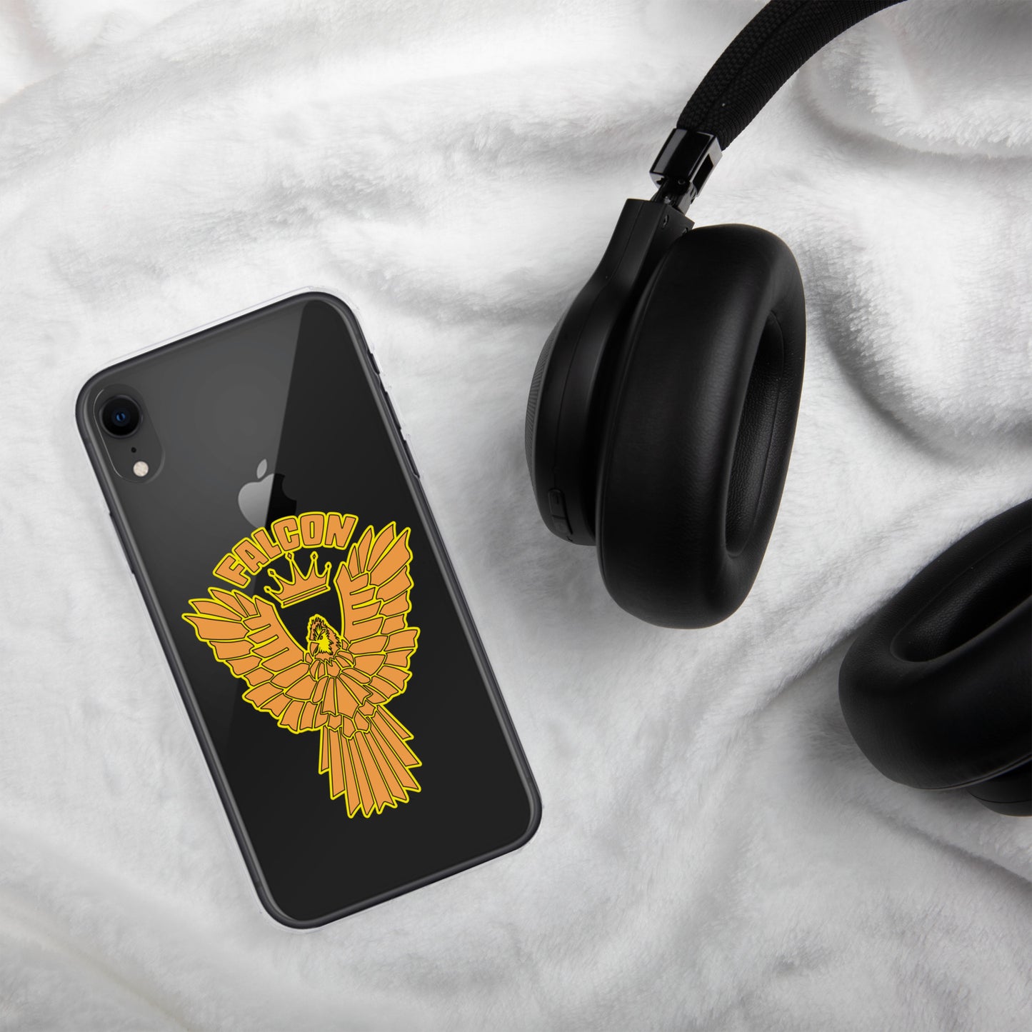 Clear Case for iPhone® - Falcon Gold Logo