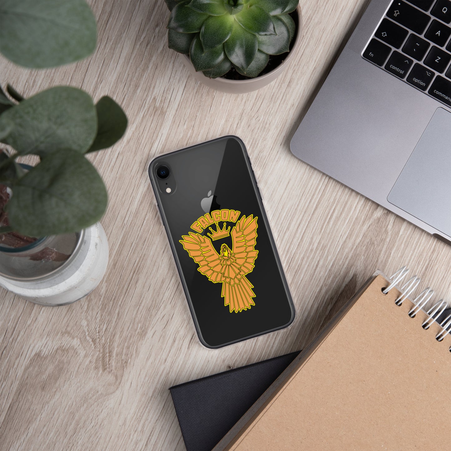 Clear Case for iPhone® - Falcon Gold Logo