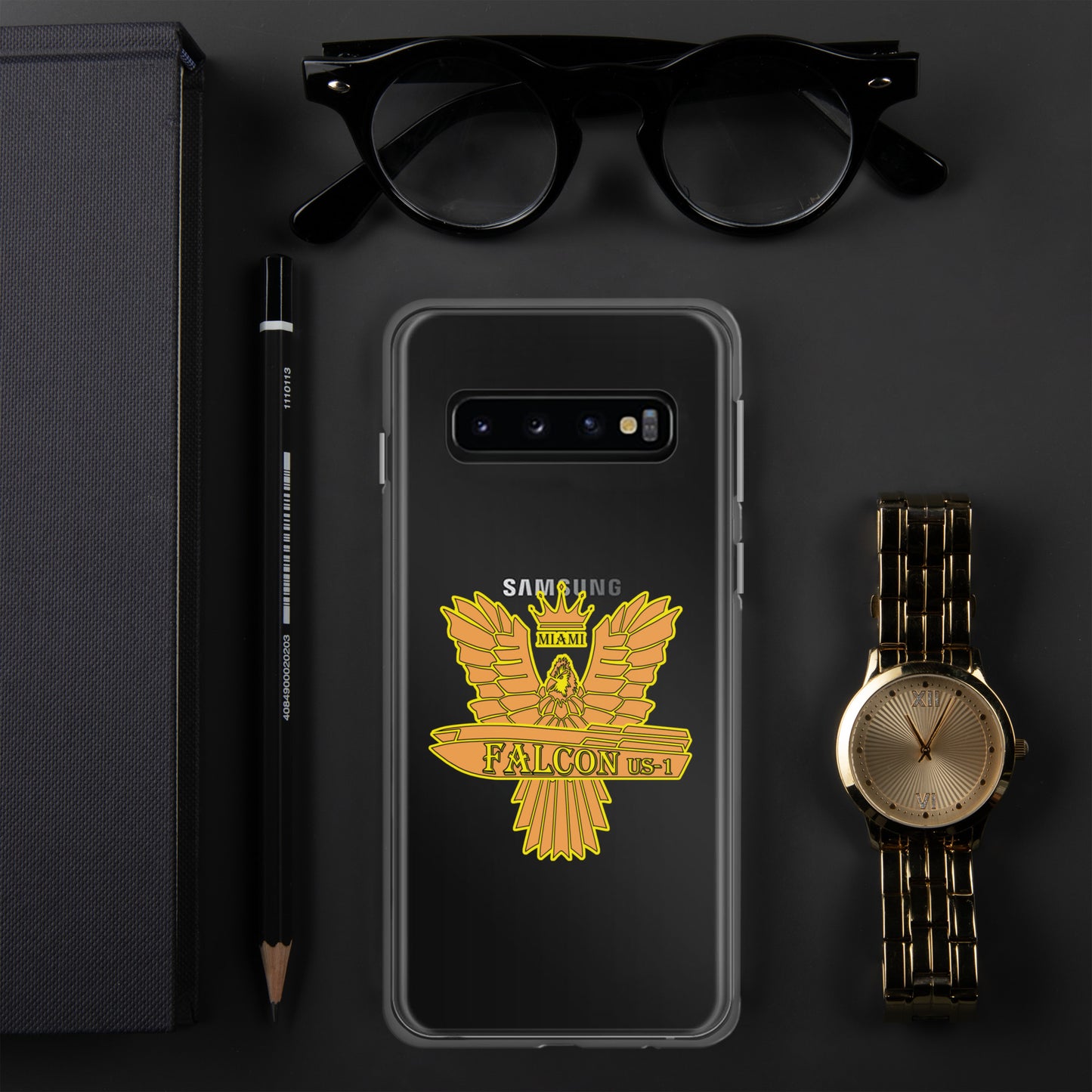 Clear Case for Samsung® - Falcon Gold Logo
