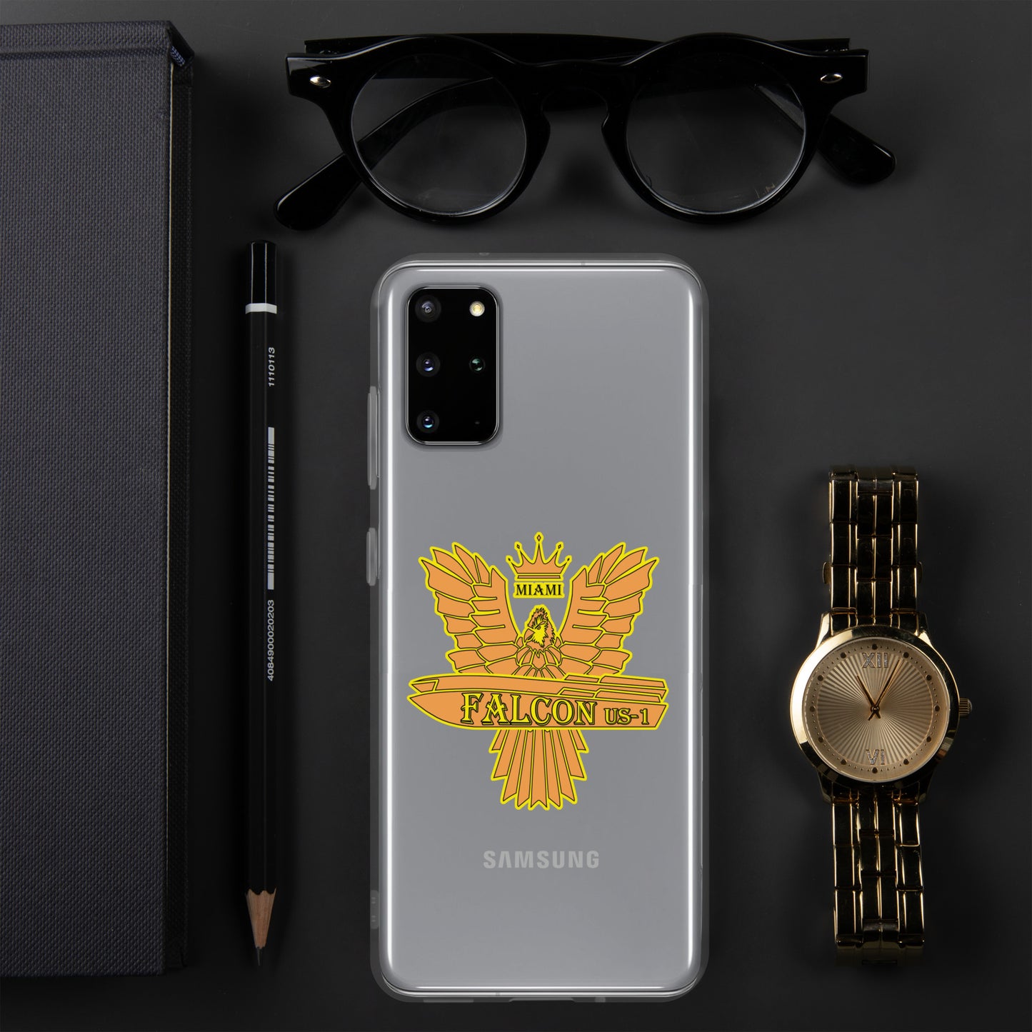 Clear Case for Samsung® - Falcon Gold Logo