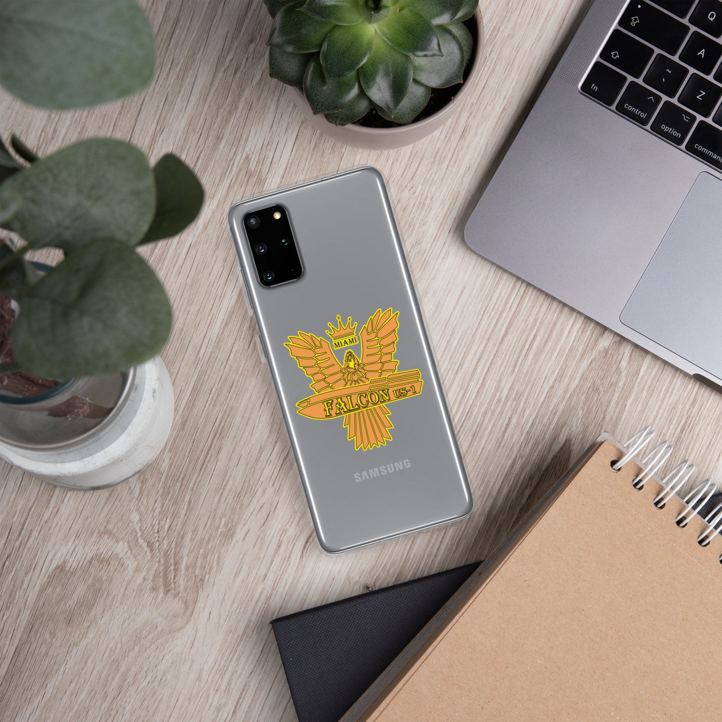 Clear Case for Samsung® - Falcon Gold Logo