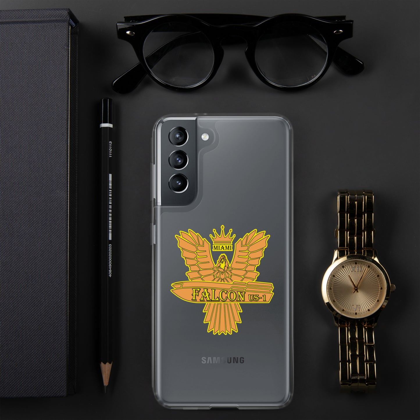 Clear Case for Samsung® - Falcon Gold Logo