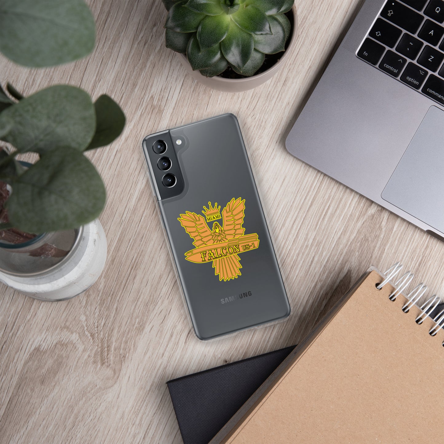 Clear Case for Samsung® - Falcon Gold Logo