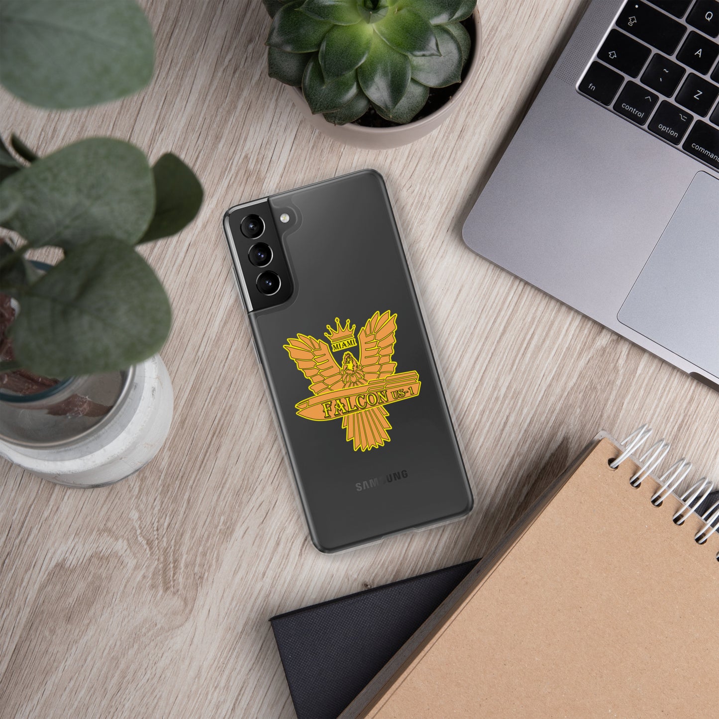 Clear Case for Samsung® - Falcon Gold Logo