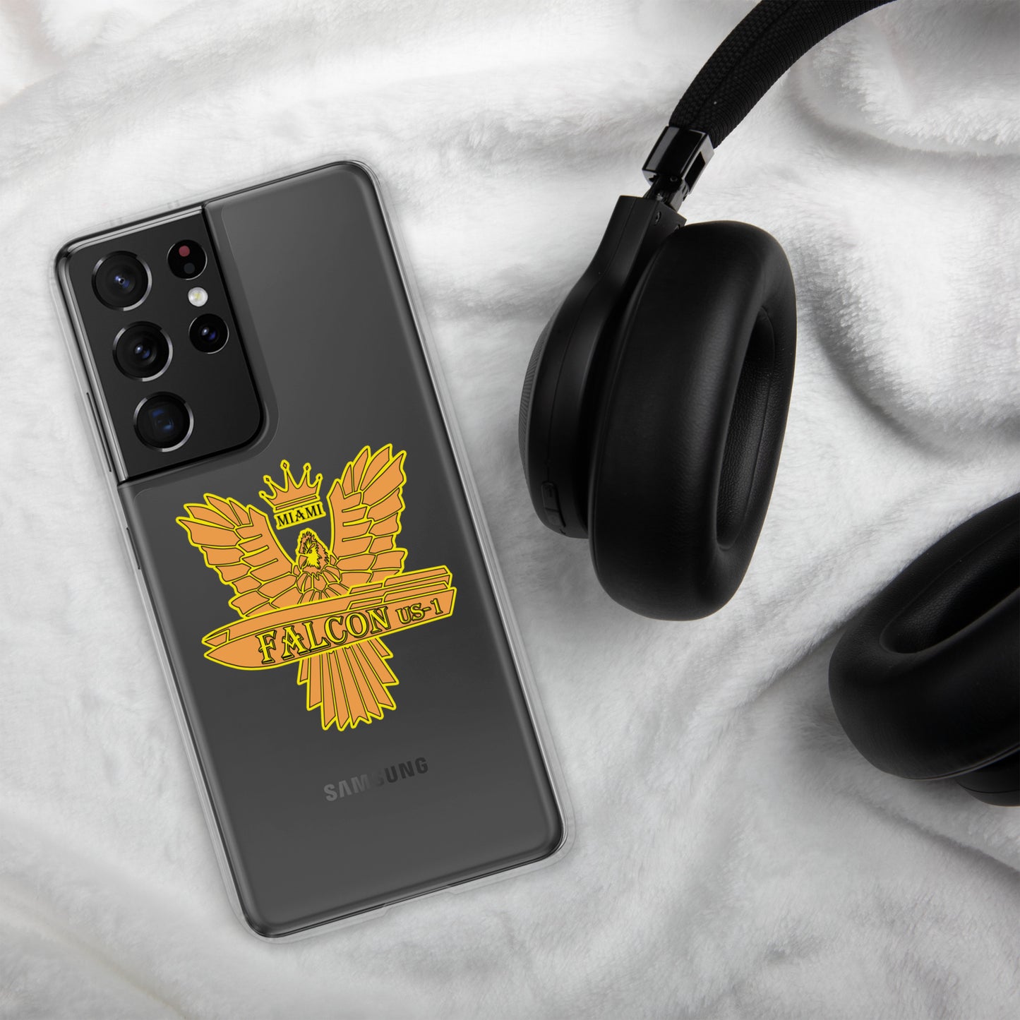 Clear Case for Samsung® - Falcon Gold Logo