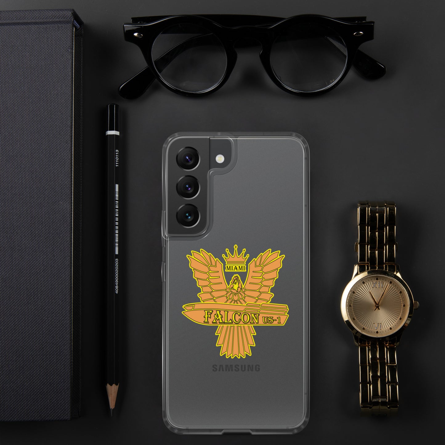 Clear Case for Samsung® - Falcon Gold Logo