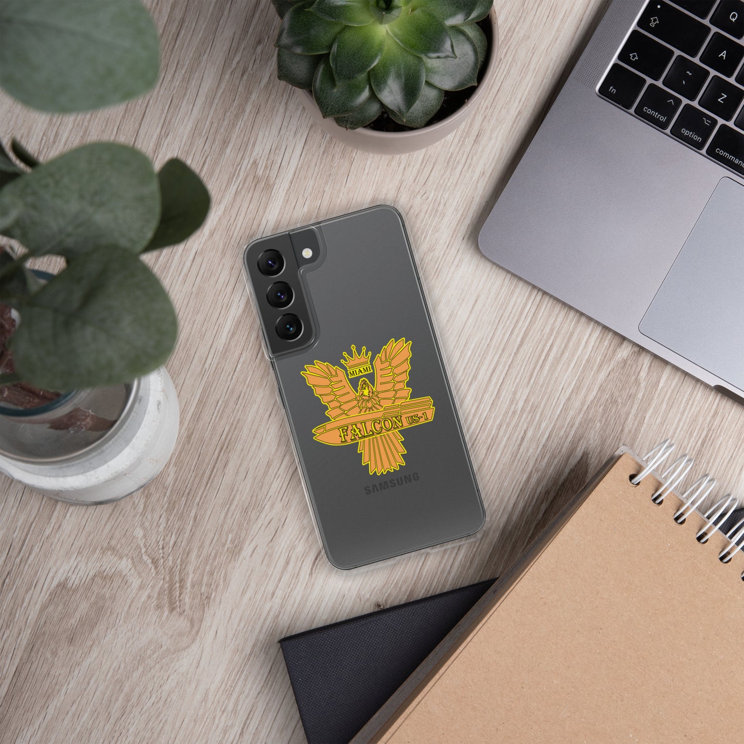 Clear Case for Samsung® - Falcon Gold Logo