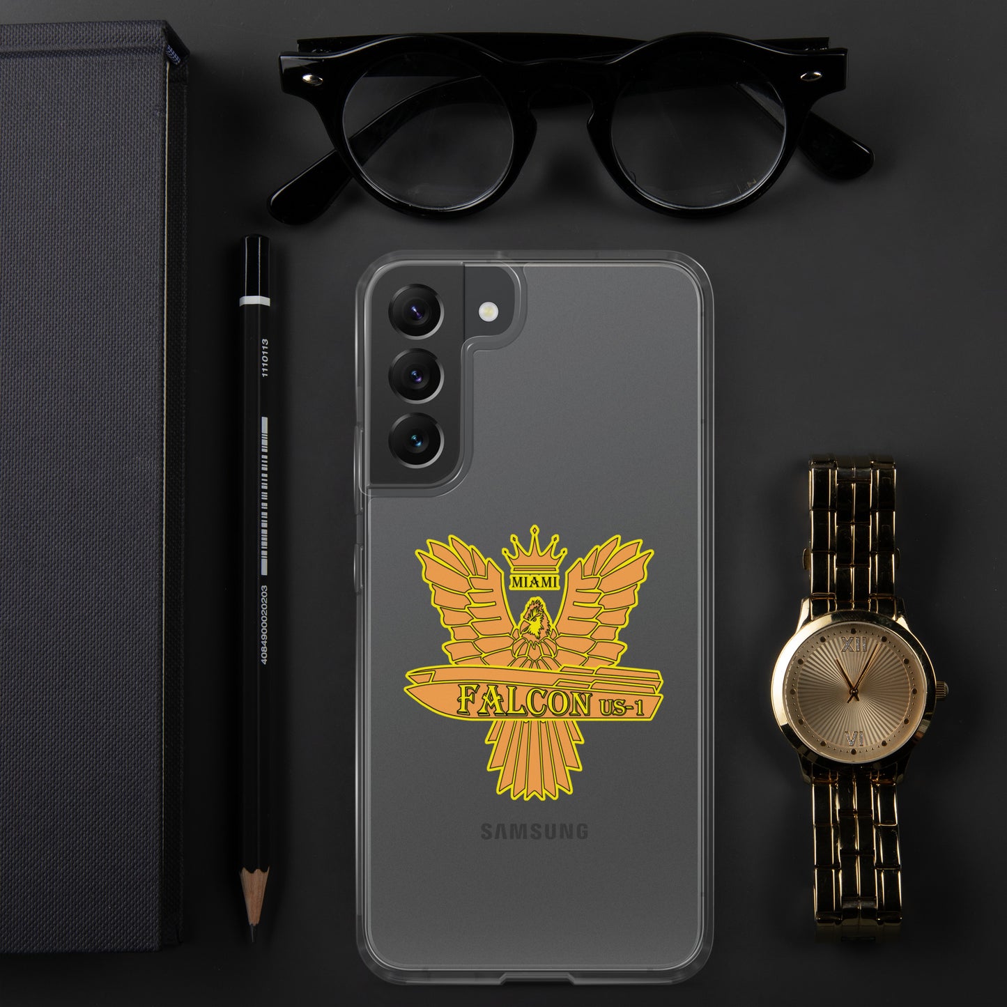 Clear Case for Samsung® - Falcon Gold Logo