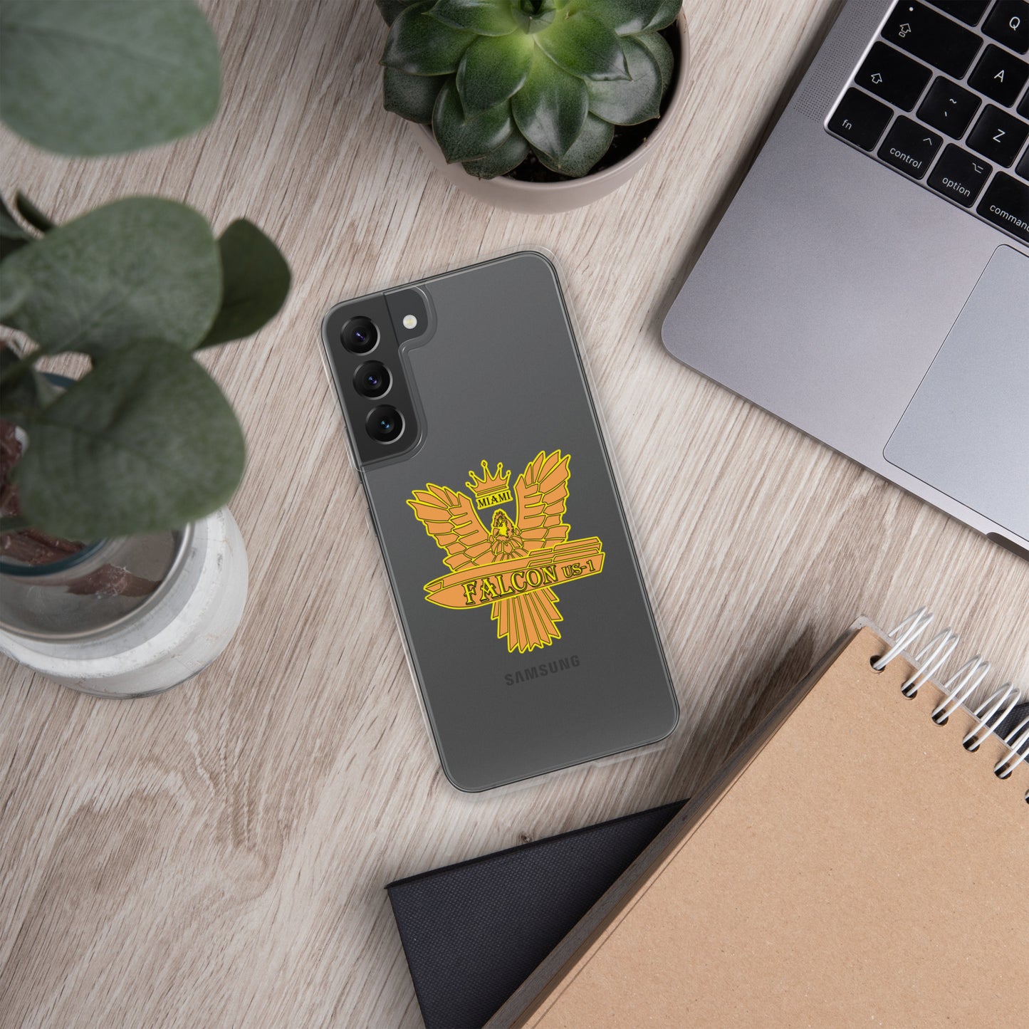 Clear Case for Samsung® - Falcon Gold Logo