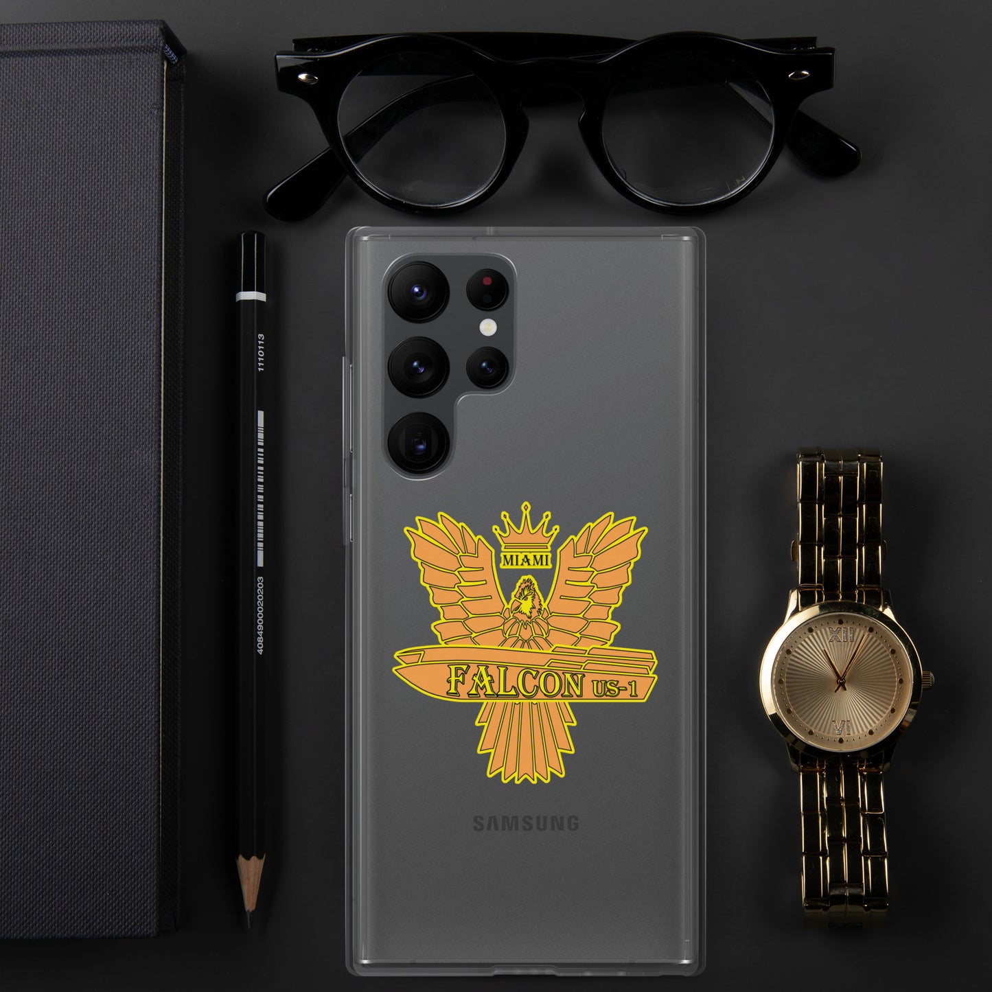 Clear Case for Samsung® - Falcon Gold Logo