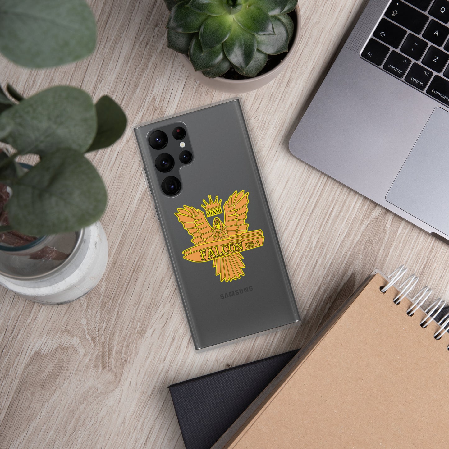Clear Case for Samsung® - Falcon Gold Logo