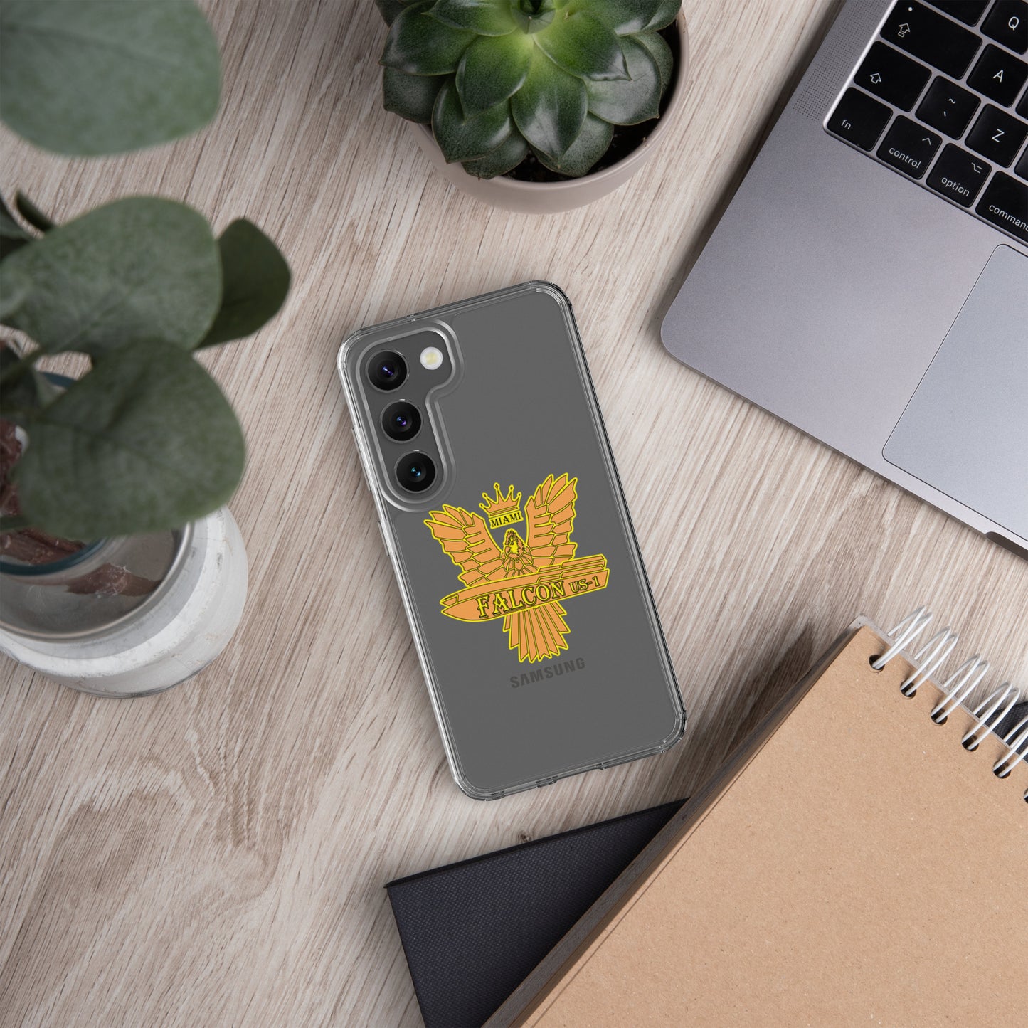 Clear Case for Samsung® - Falcon Gold Logo