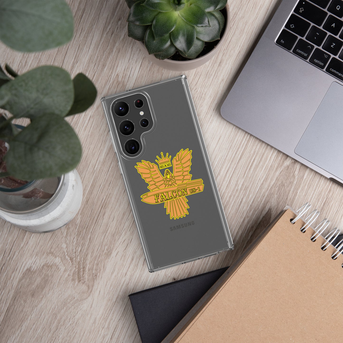Clear Case for Samsung® - Falcon Gold Logo