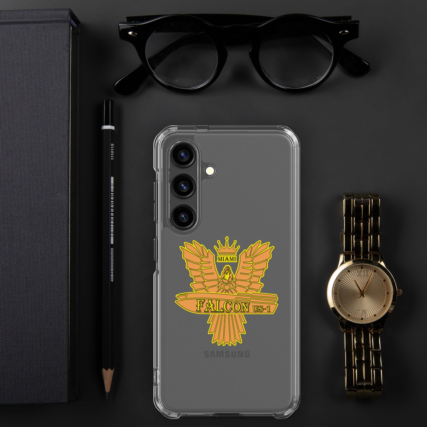 Clear Case for Samsung® - Falcon Gold Logo