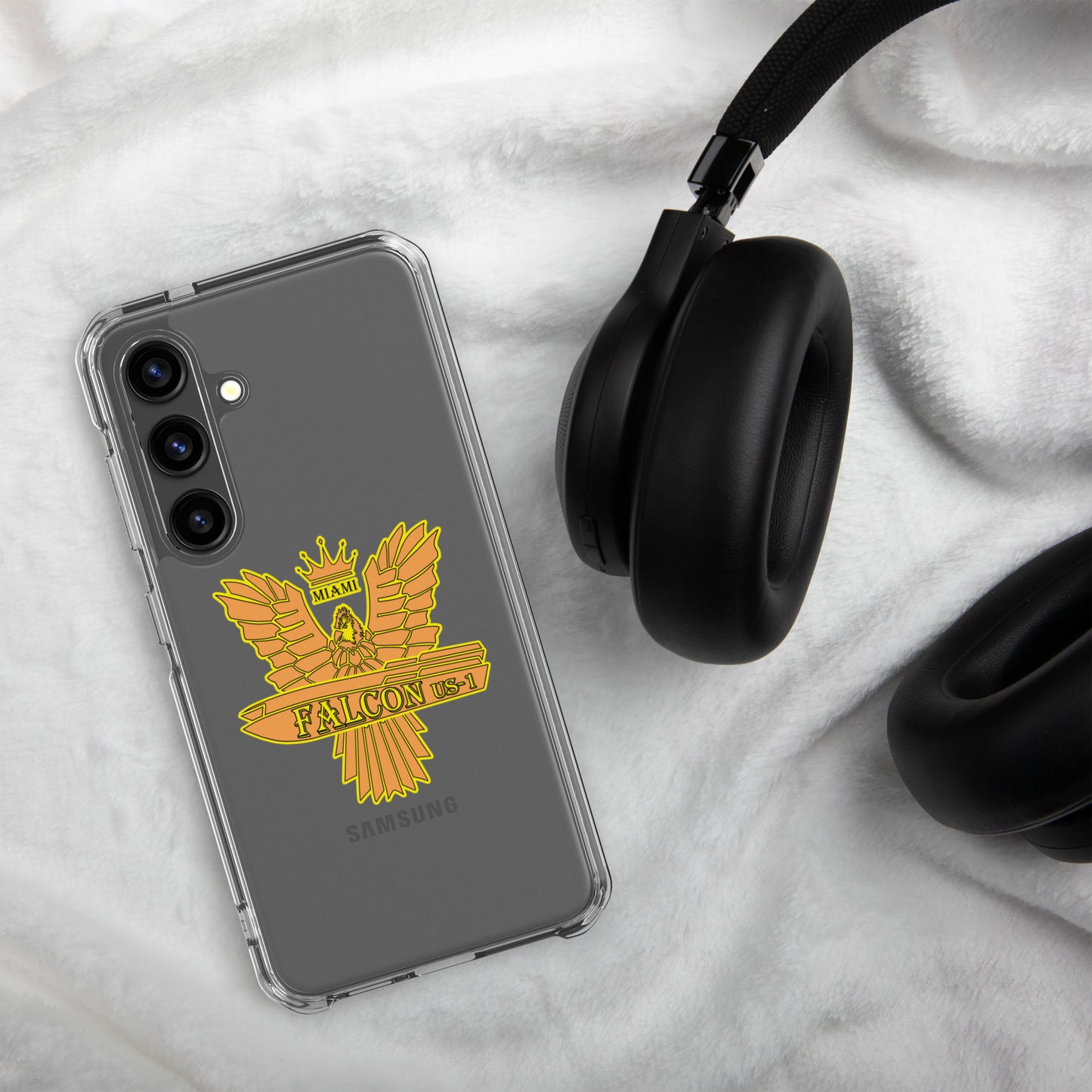 Clear Case for Samsung® - Falcon Gold Logo