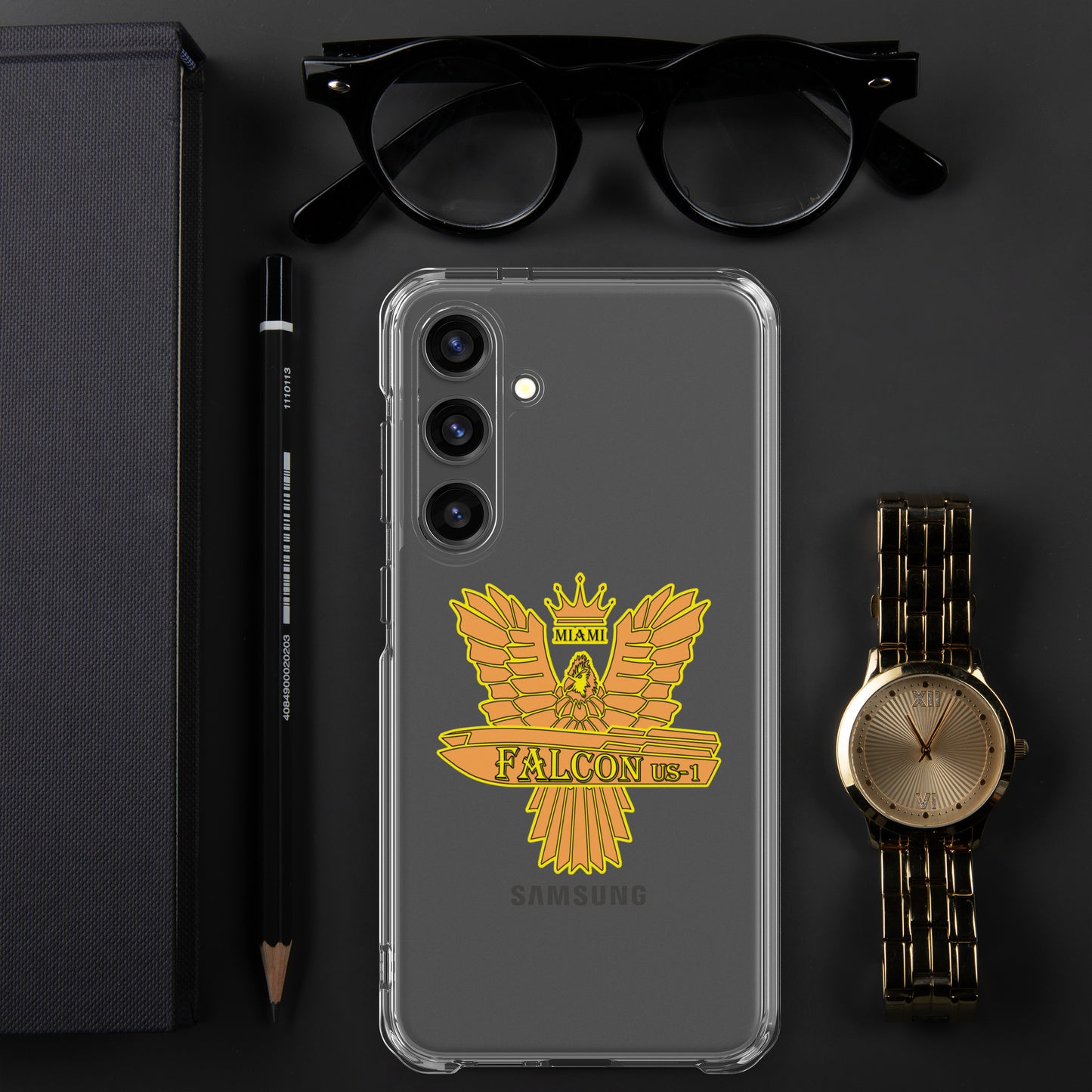 Clear Case for Samsung® - Falcon Gold Logo