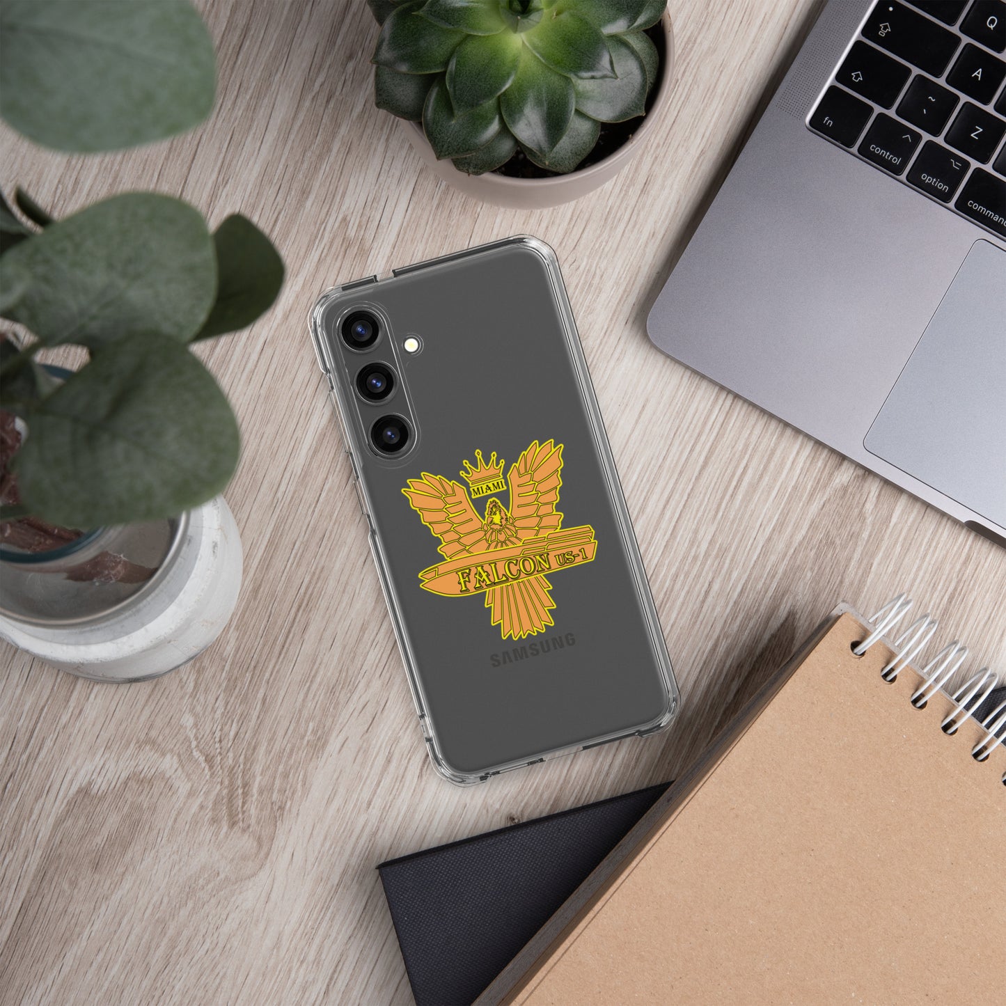 Clear Case for Samsung® - Falcon Gold Logo