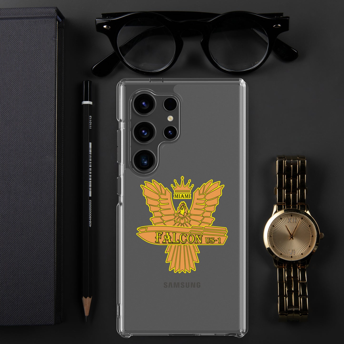 Clear Case for Samsung® - Falcon Gold Logo