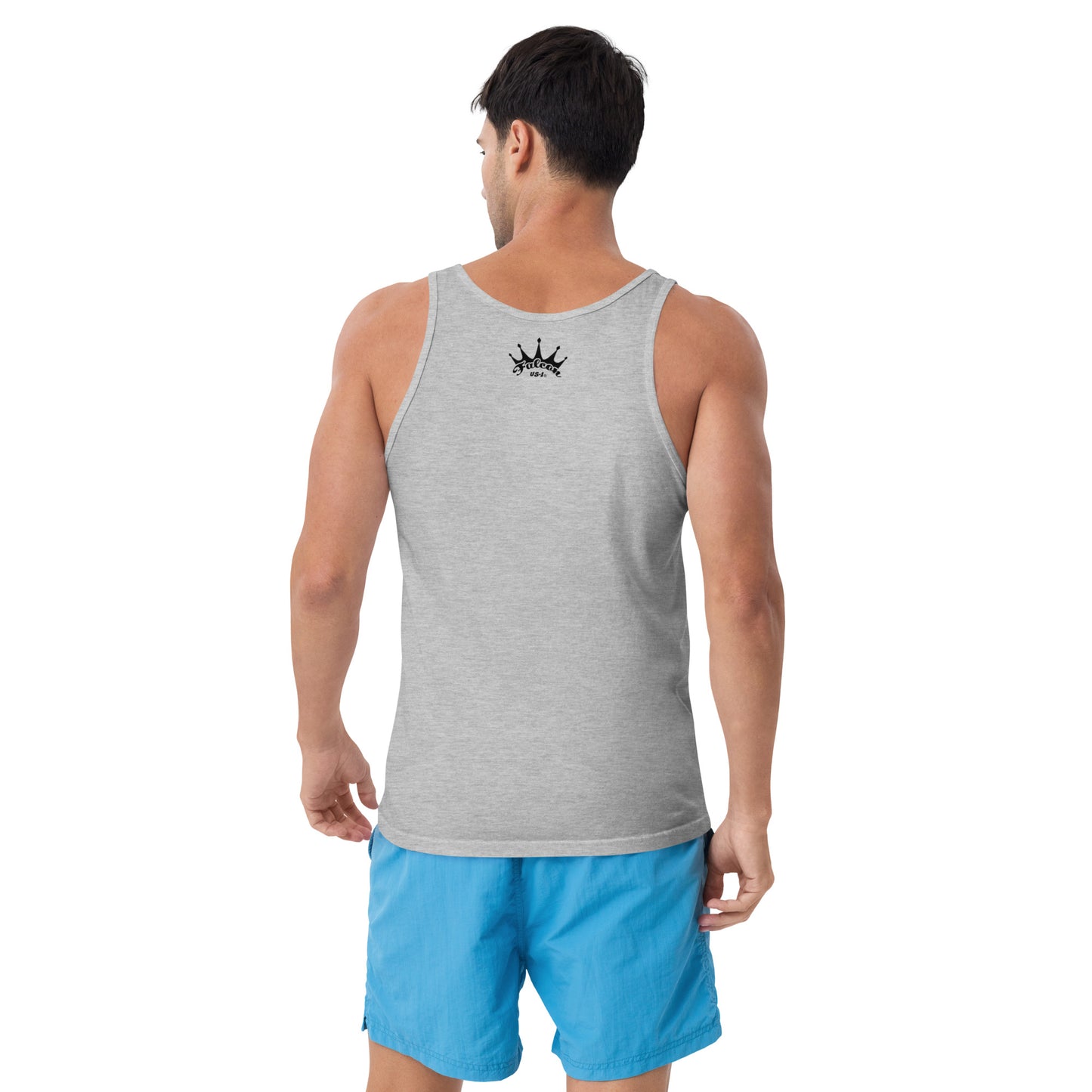 Men's Tank Top - Falcon Black Logo