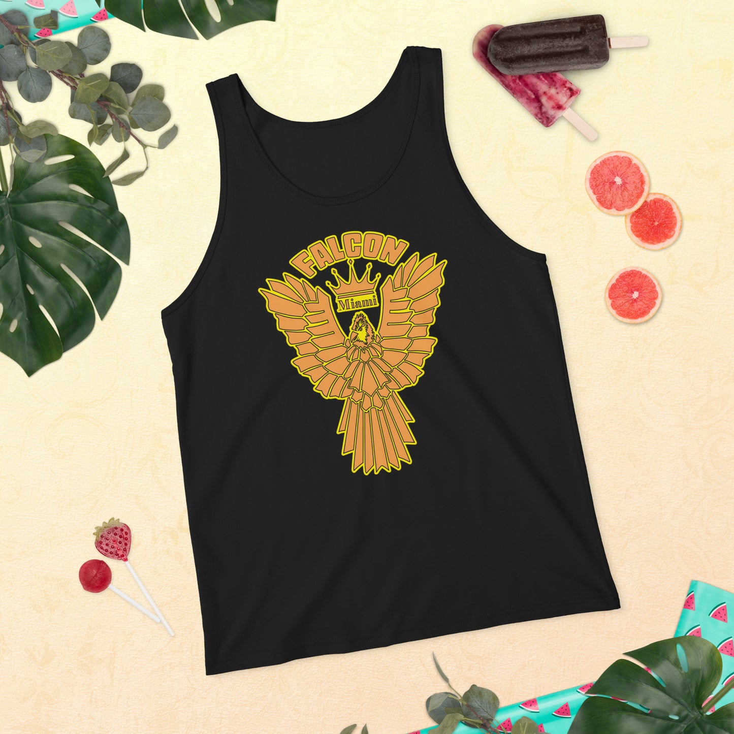 Men's Tank Top - Falcon Gold Logo