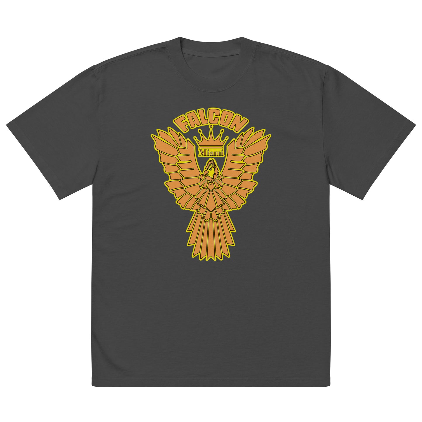 Oversized faded t-shirt Falcon Gold Logo