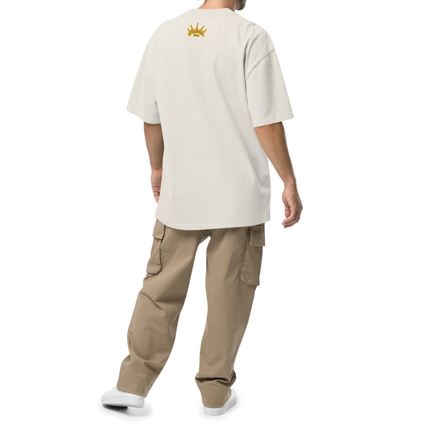 Oversized faded t-shirt - Falcon Retro Key Lime Green Sunburst Logo