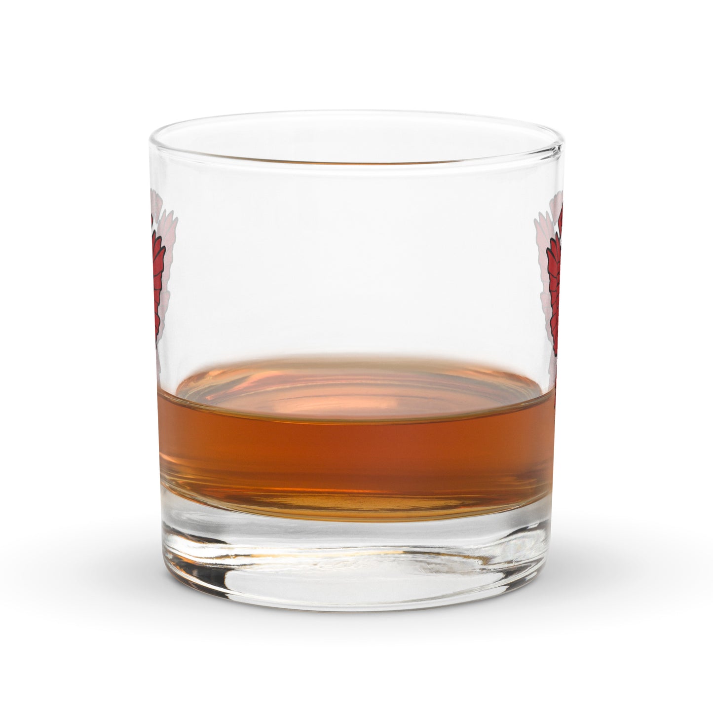 Rocks glass - Falcon Red Logo