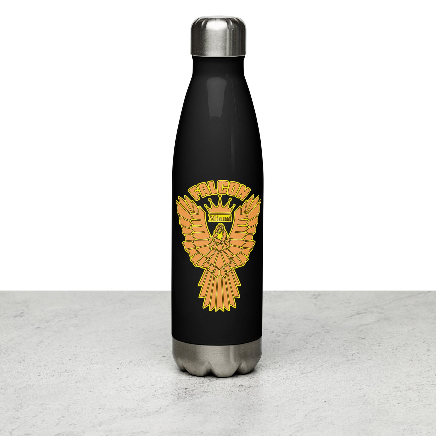 Falcon Logo Stainless steel water bottle - Gold