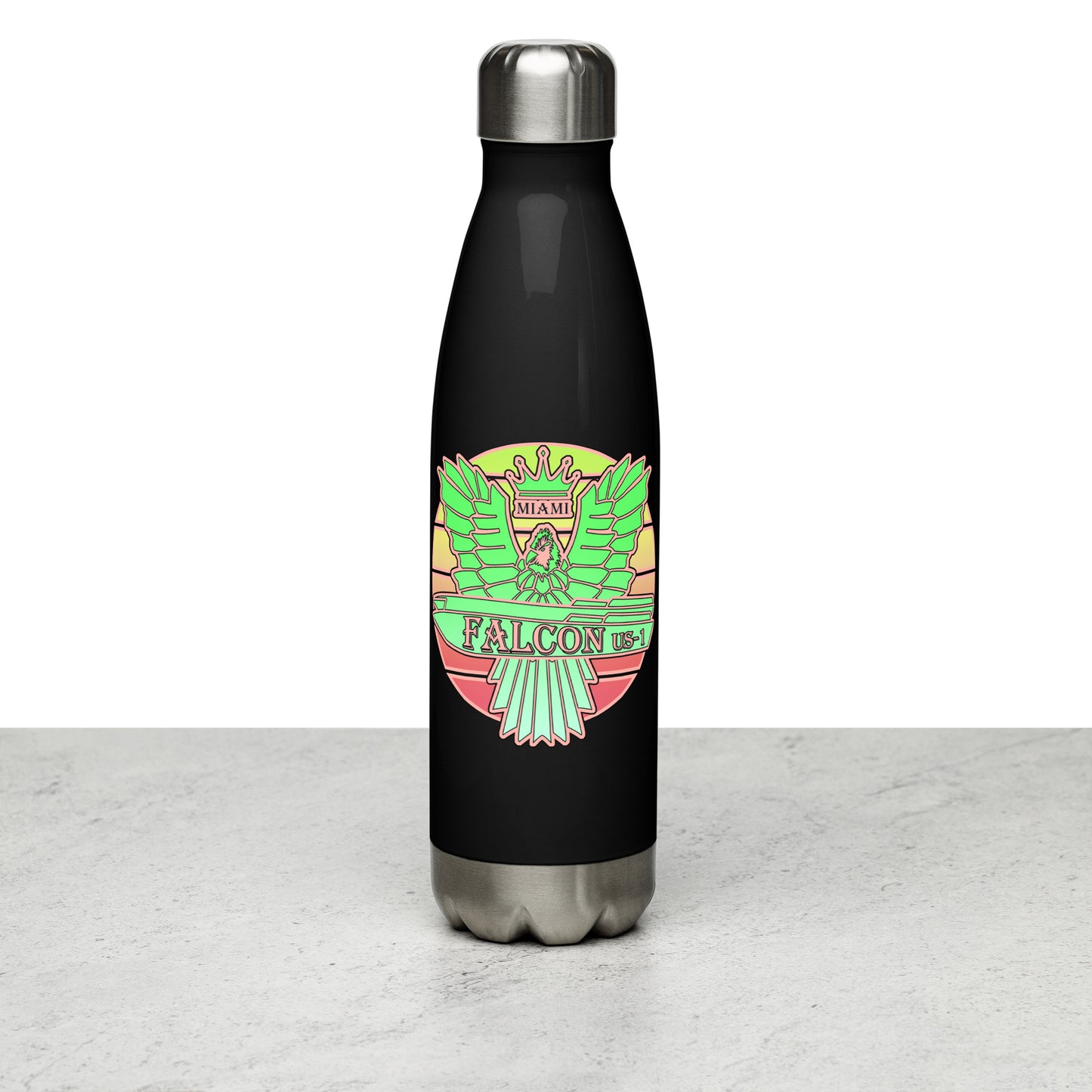 Falcon US-1 Stainless steel water bottle - Retro Key Lime Green