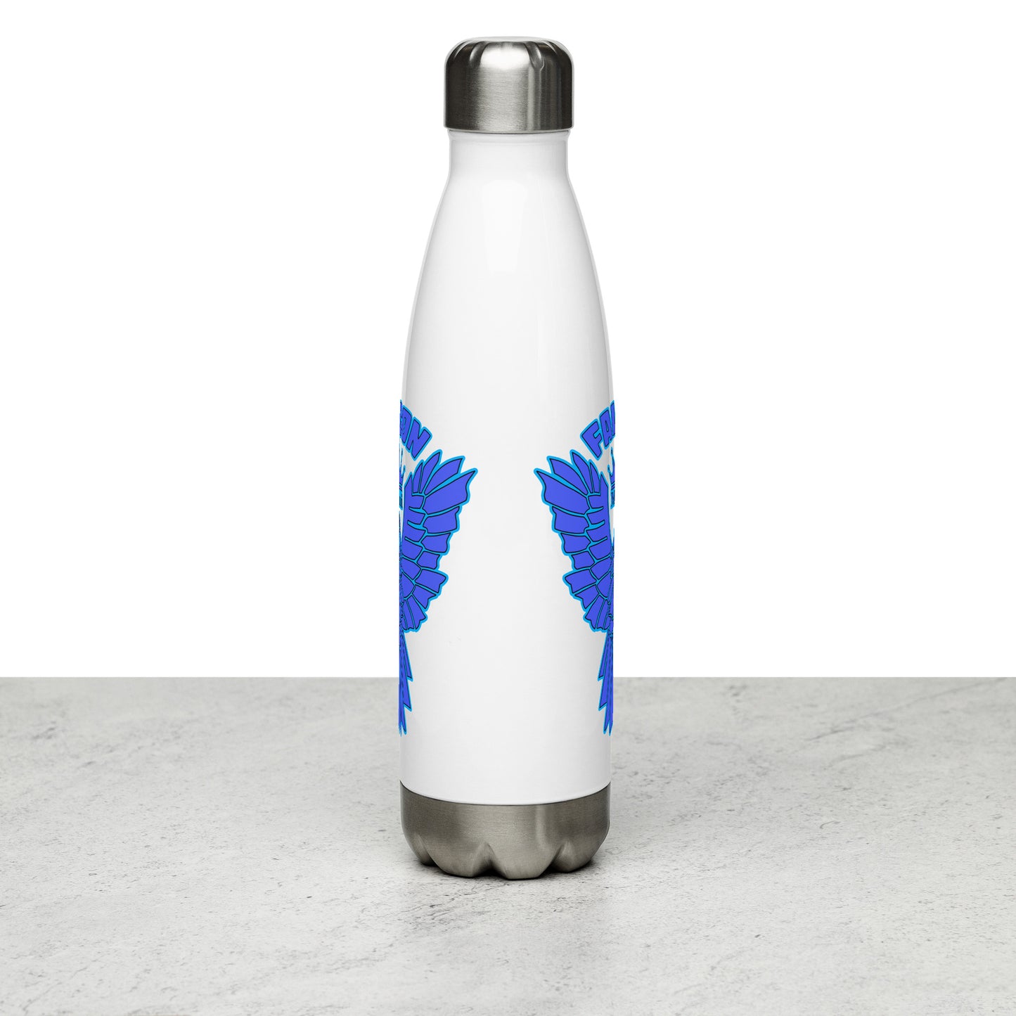 Falcon Logo Stainless steel water bottle - Blue
