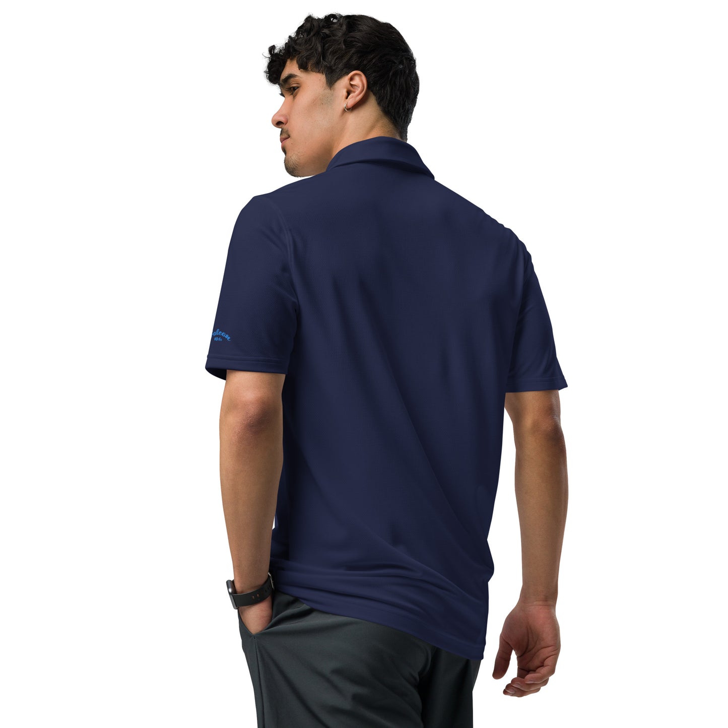 Under Armour® men's polo embroidered Falcon Blue Logo