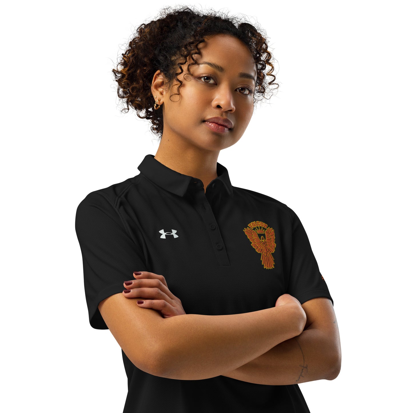 Under Armour® Women's polo embroidered Falcon Gold Logo