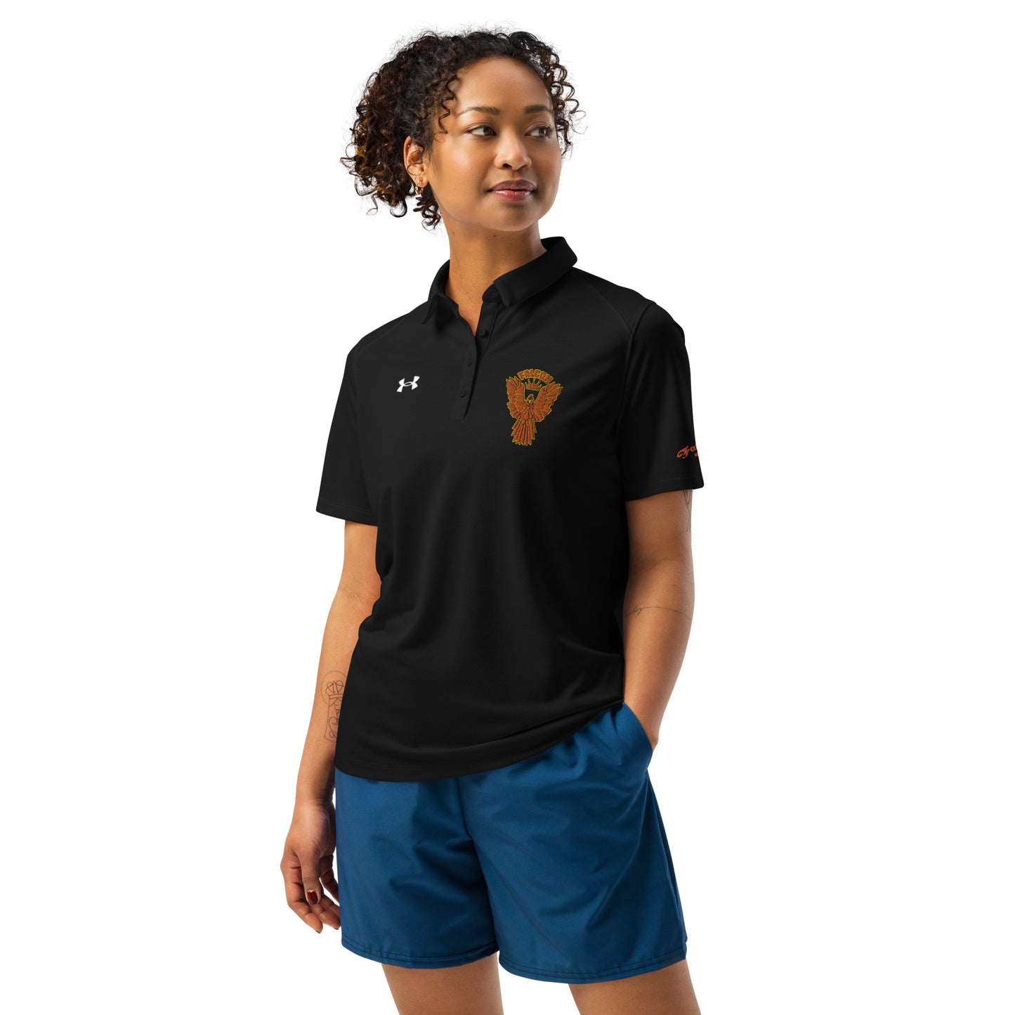 Under Armour® Women's polo embroidered Falcon Gold Logo