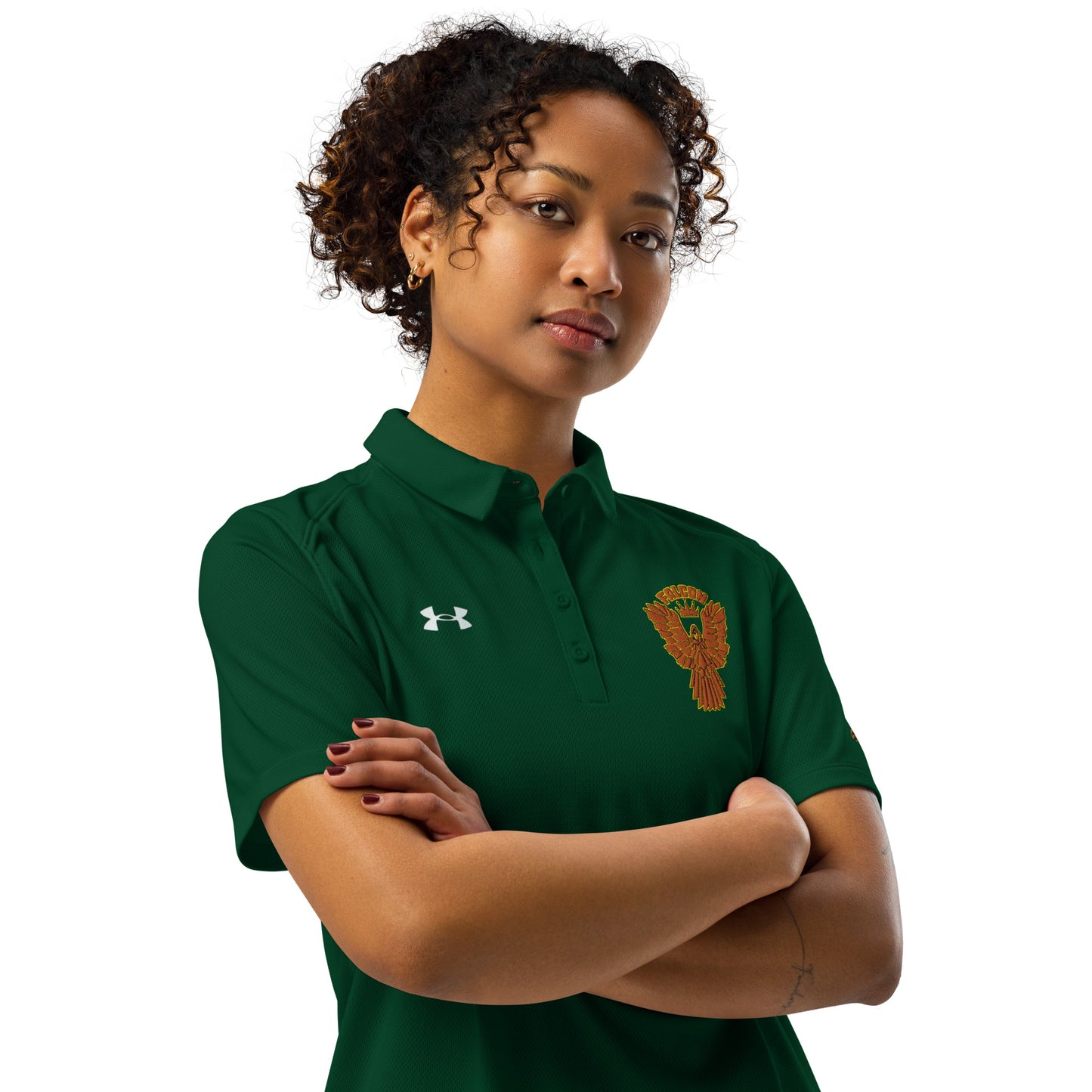 Under Armour® Women's polo embroidered Falcon Gold Logo