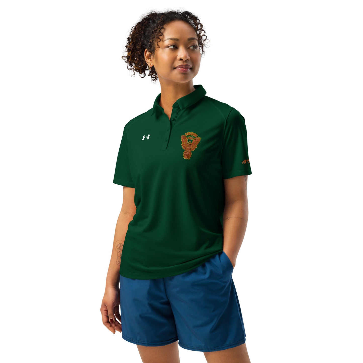 Under Armour® Women's polo embroidered Falcon Gold Logo