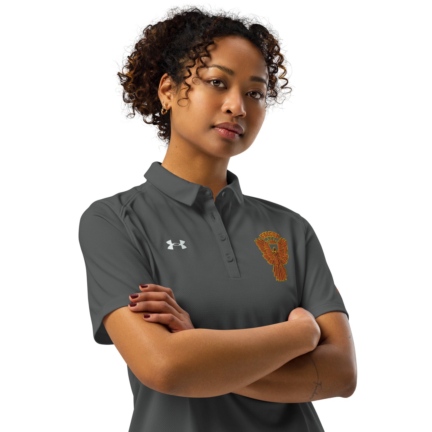 Under Armour® Women's polo embroidered Falcon Gold Logo