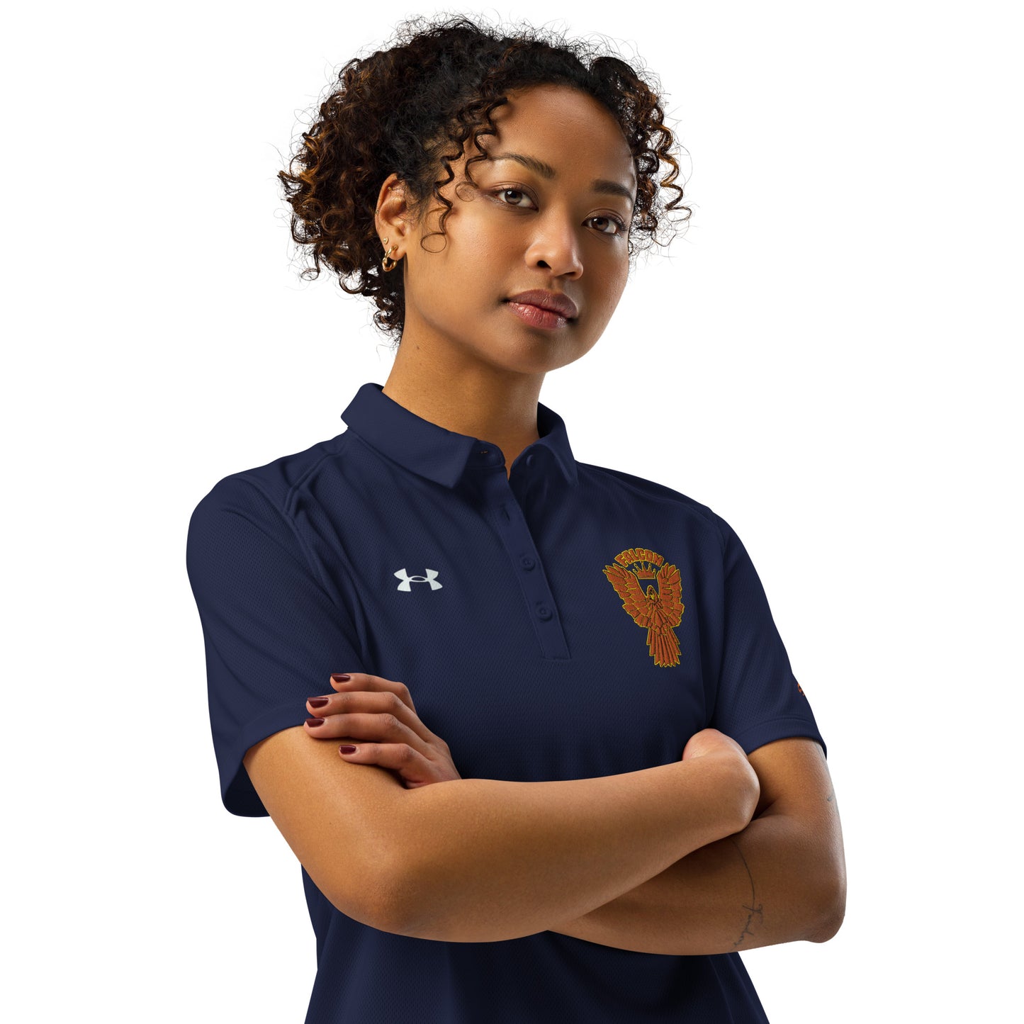 Under Armour® Women's polo embroidered Falcon Gold Logo