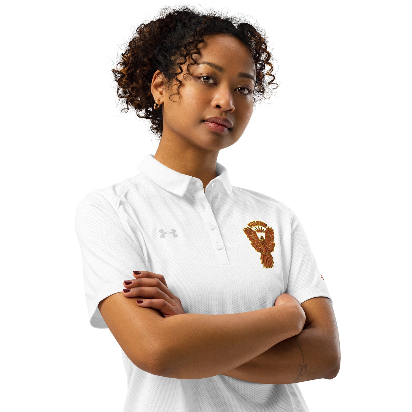 Under Armour® Women's polo embroidered Falcon Gold Logo