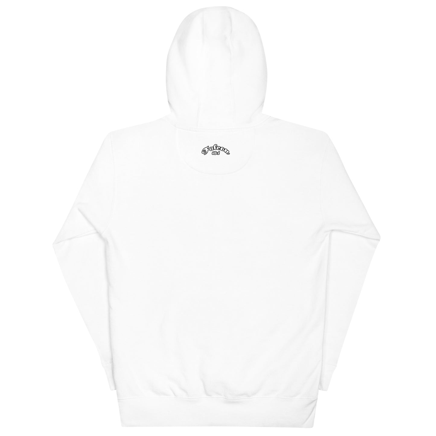Unisex Hoodie-White\Black Falcon Logo- Magic City Edition