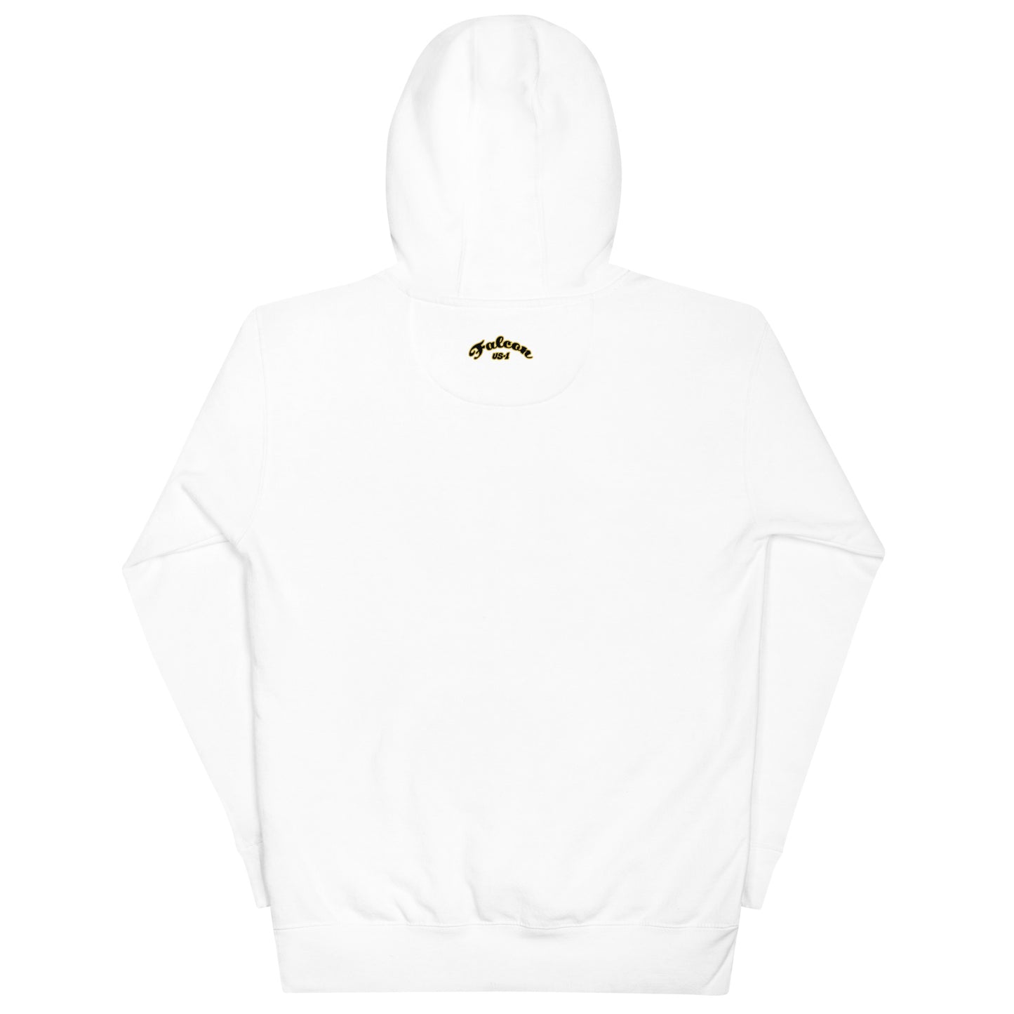 Unisex Hoodie- Black\Gold Falcon Logo